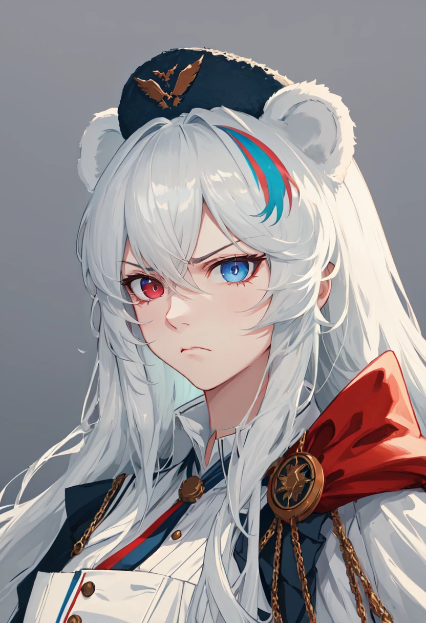 best quality, masterpiece, highres, solo, (rosa_arknights:1.10), angry, annoyed, portrait, looking at viewer, 37 <lora:rosa_arknights:0.80>