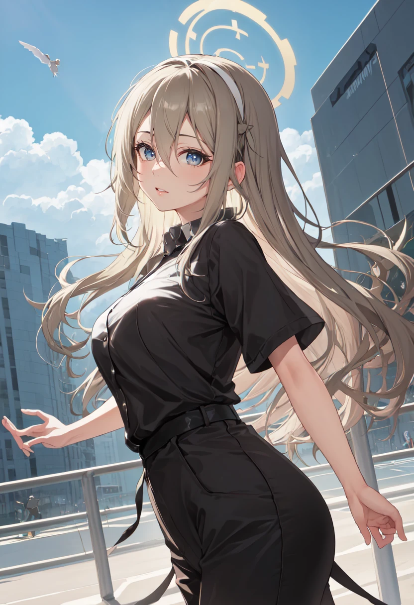 (safe:1.10), best quality, masterpiece, highres, solo, (akane_bluearchive:1.10), jumping, cowboy shot, looking at viewer, 39 <lora:akane_bluearchive:0.80>