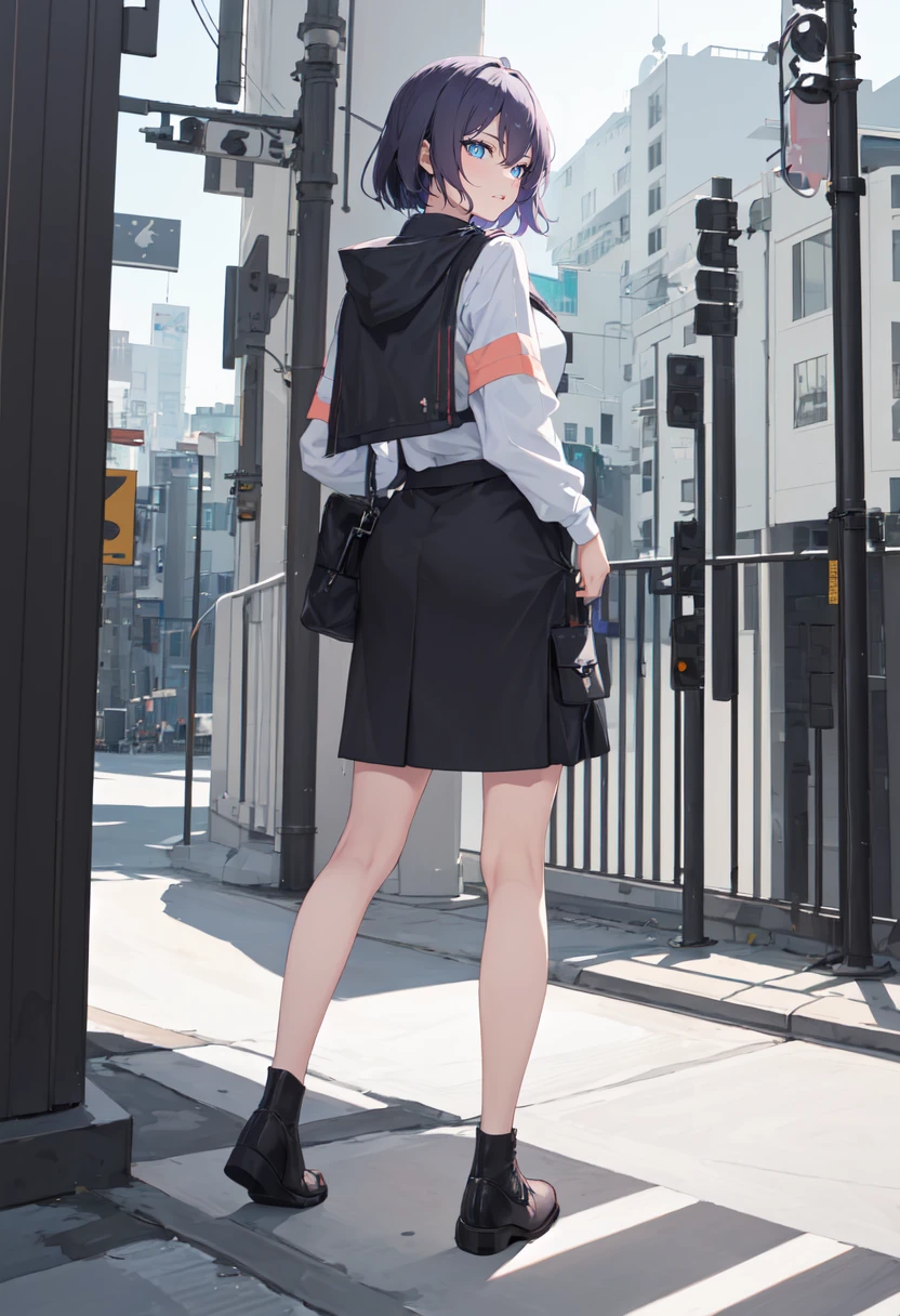 (safe:1.10), best quality, masterpiece, highres, solo, (saki_bluearchive:1.10), full body, 13 <lora:saki_bluearchive:0.80>