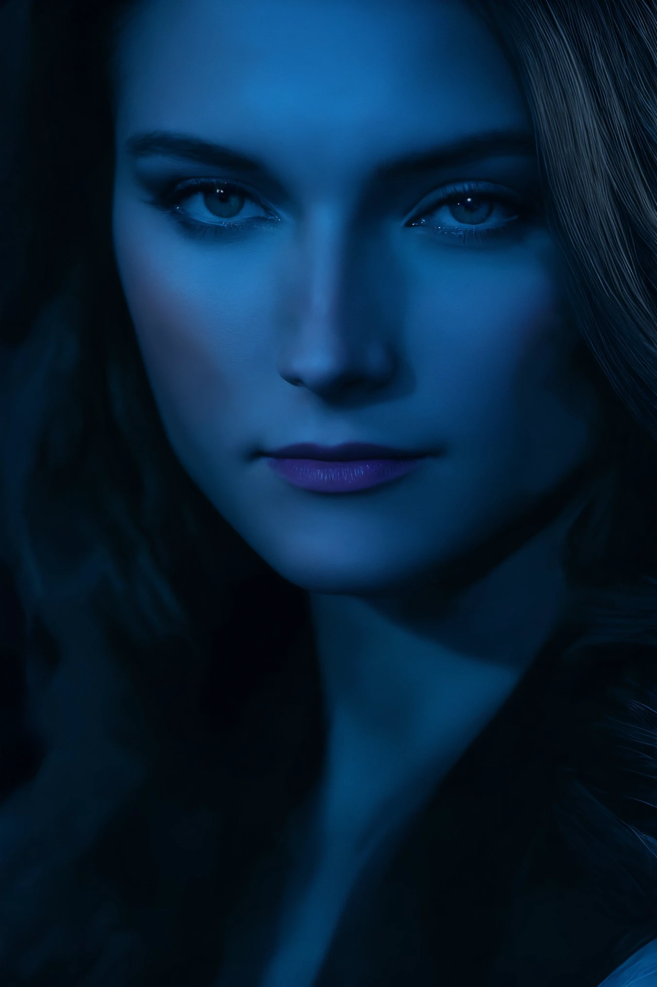 woman 20 years young face, European, middle shot, closeup,
([Sandra( :0)Bullock|jayden cole|sophie( :0)ellis( :0)bextor]:0.9), 
moonlight, blue theme, <lora:dynamic_shot_60_moonlight:0.75>
nature, night,
moon,
highres, high quality, high resolution, hd, 4k, masterpiece, realistic,