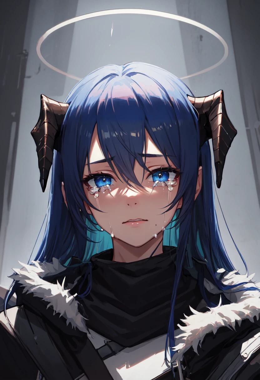 best quality, masterpiece, highres, solo, (mostima_arknights:1.10), crying, sobbing, tears, portrait, looking at viewer, 35 <lora:mostima_arknights:0.80>