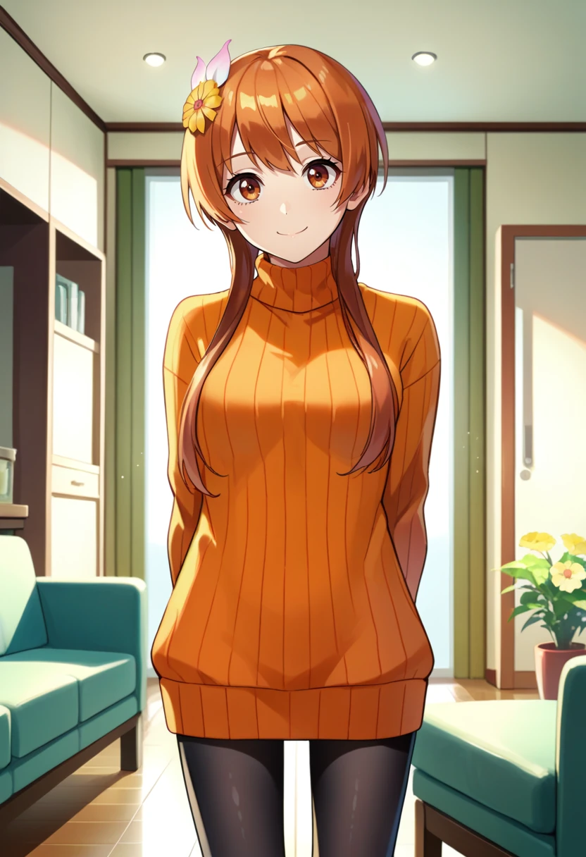 1 futanari girl:1.3, alone, Long Hair, chest, Show Viewer, blush, smile, Open your mouth, Brown Hair, shirt, bow, Twin tails, Brown eyes,, indoor, erection:1.3,Extended period, futanari:1.4, erection under clothes:1.5,shirai kuroko,Super large ,Wearing a gold unitard、Ahegao:1.87、The erect penis is wrapped in the fabric of the unitard:1.3、The unitard has been deformed into the shape of an erect penis.:1.3
