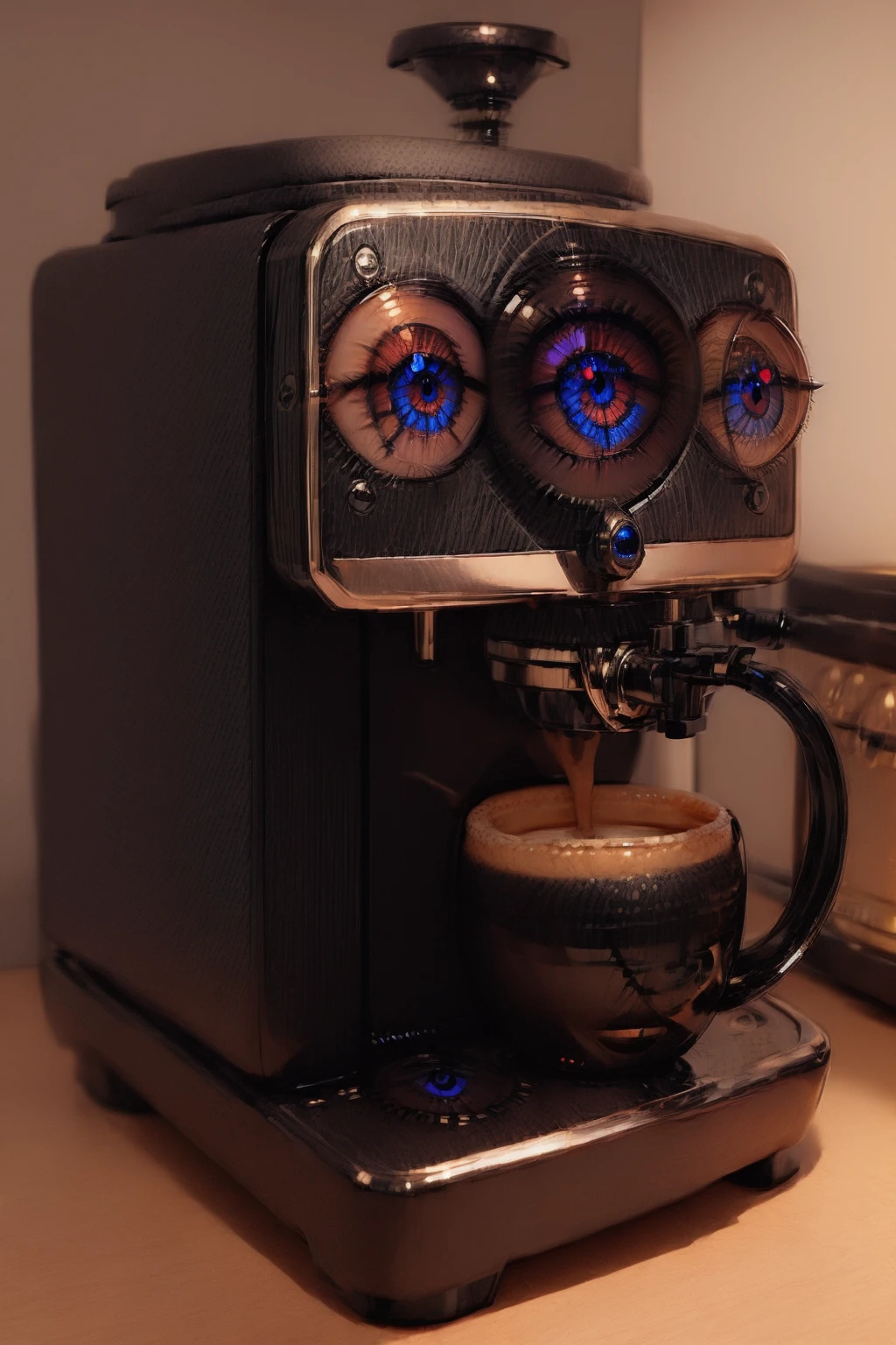 <lora:EyesWorld:1> (EyesWorld:1.35) coffee machine