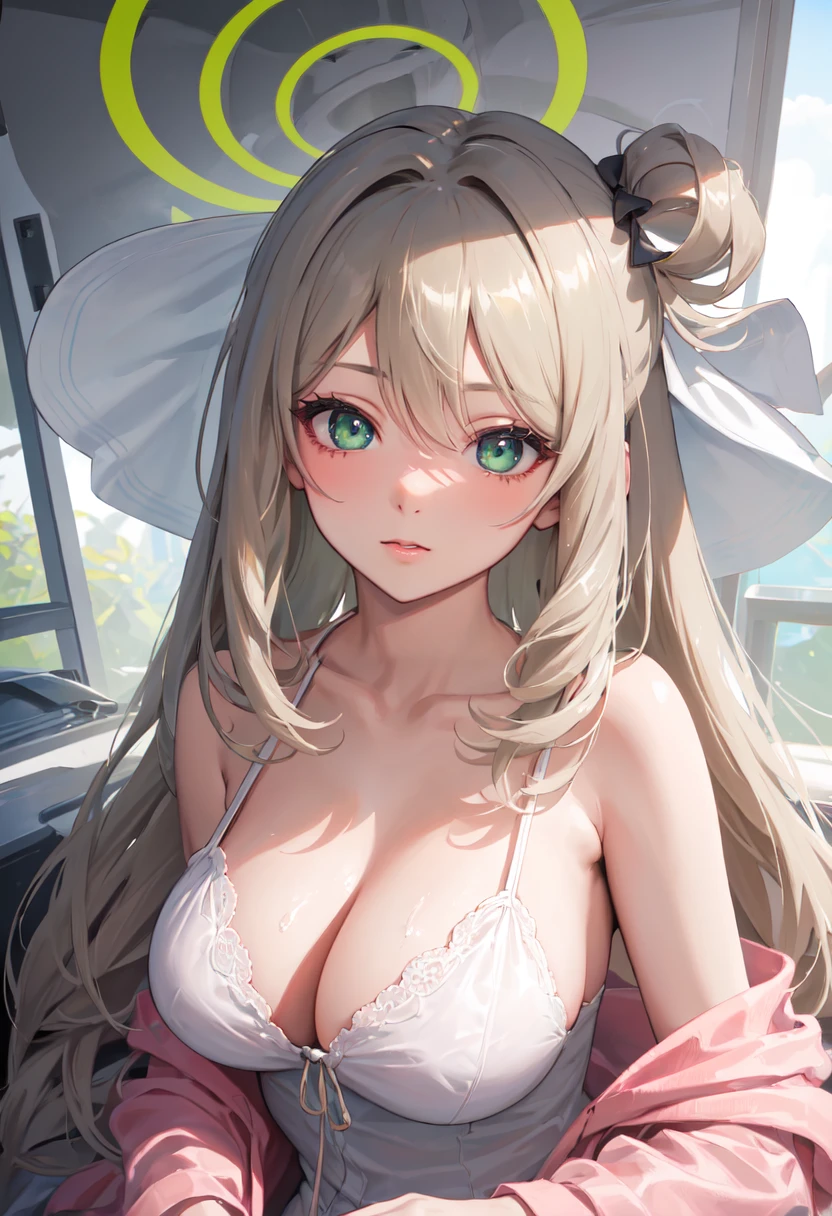 (safe:1.10), best quality, masterpiece, highres, solo, (nonomi_bluearchive:1.10), portrait, looking at viewer, 11 <lora:nonomi_bluearchive:0.80>