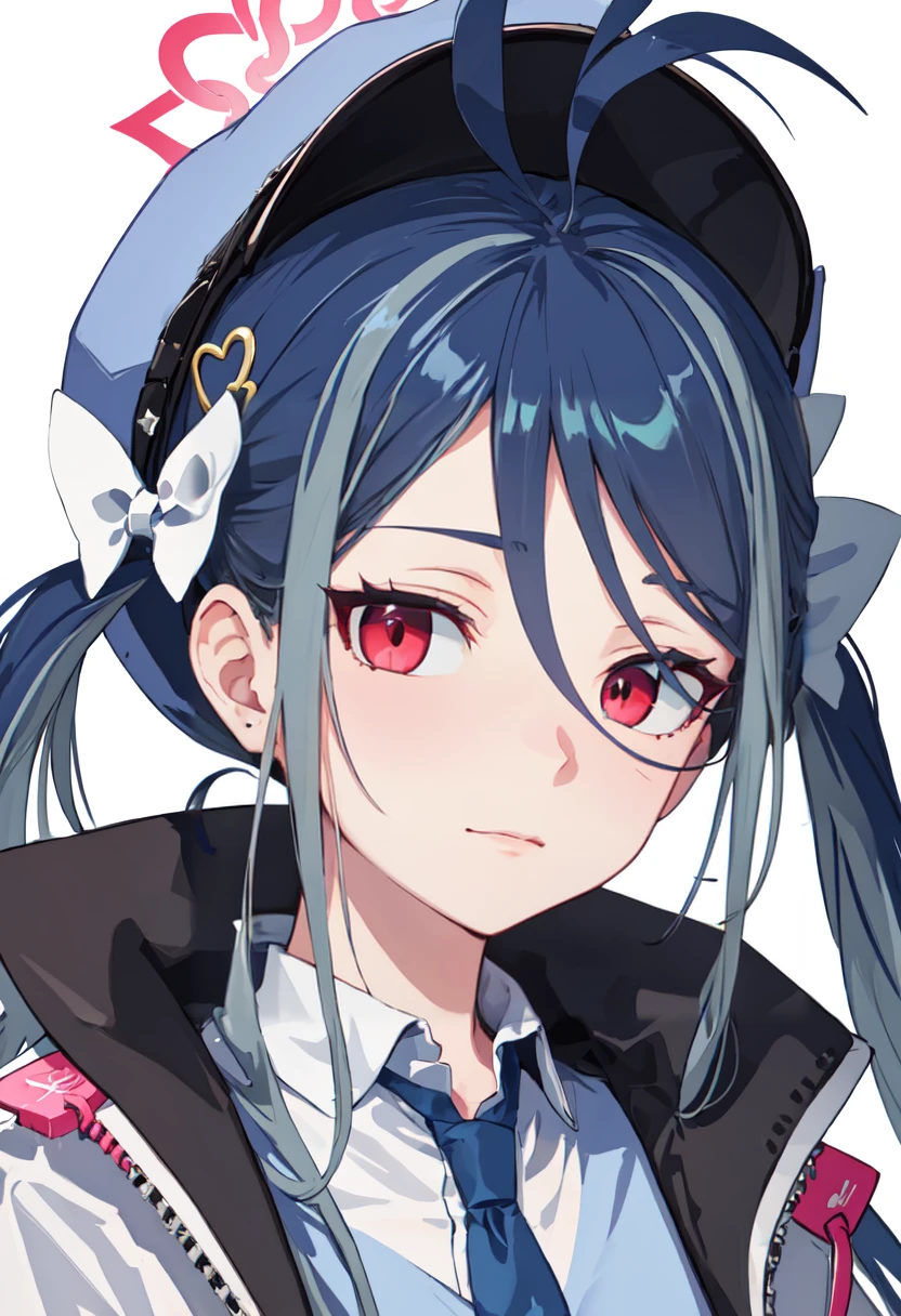 (safe:1.10), best quality, masterpiece, highres, solo, (fubuki_bluearchive:1.10), portrait, looking at viewer, 7 <lora:fubuki_bluearchive:0.80>