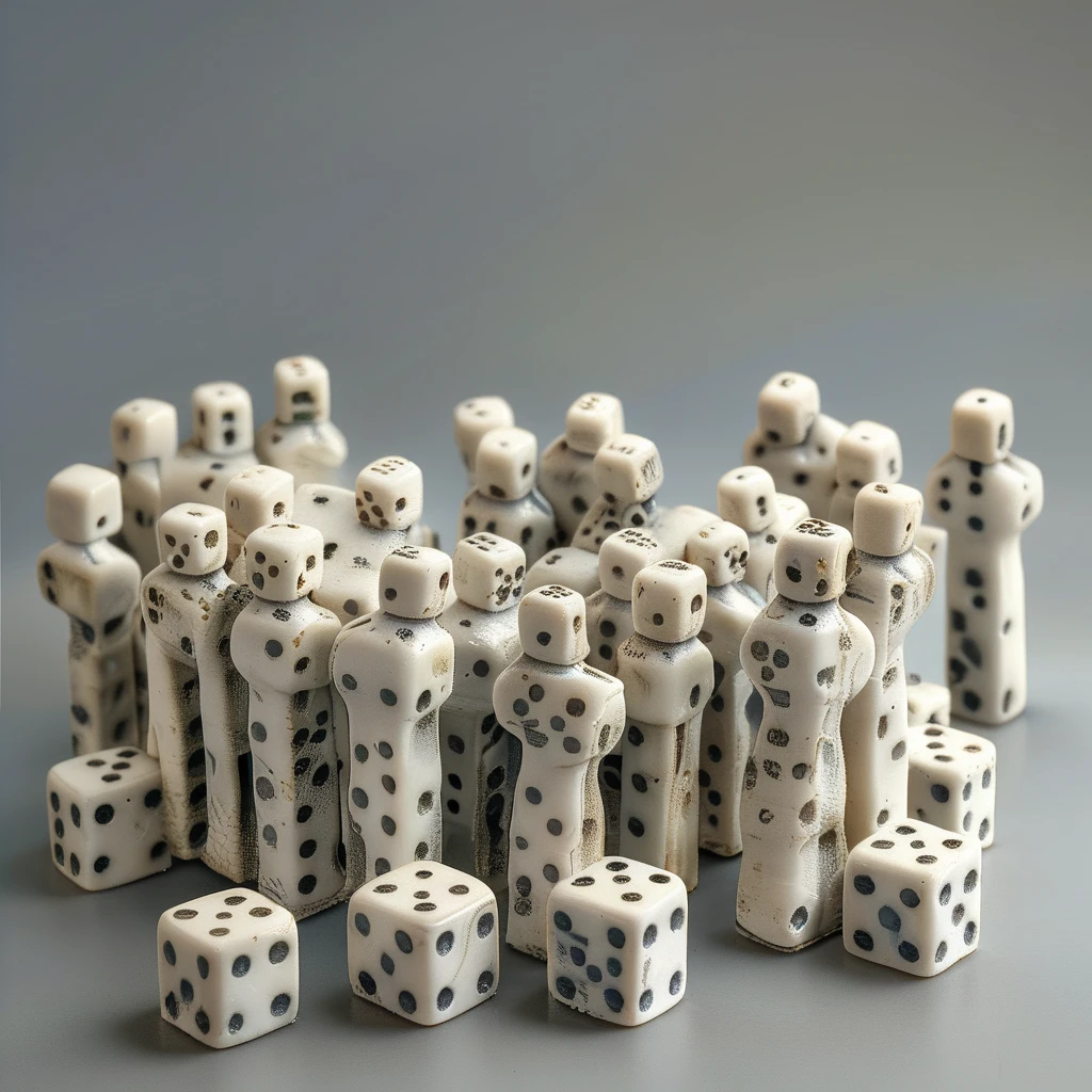 dice group of people<lora:dice:1>
