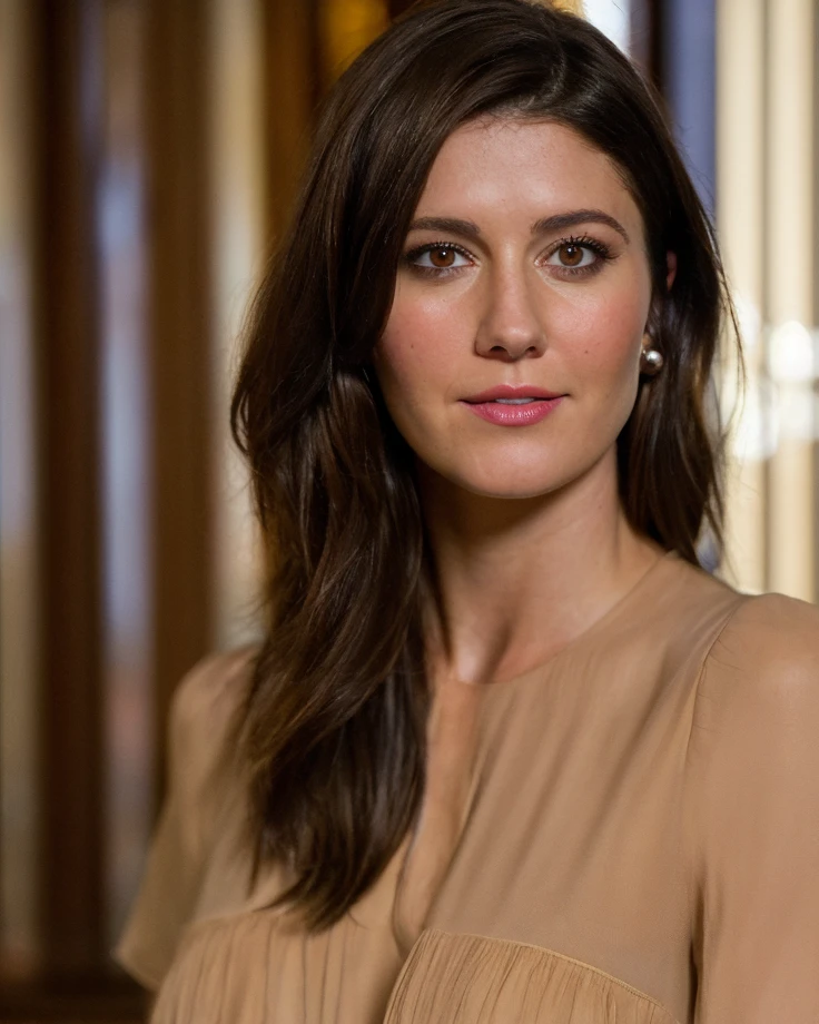 a picture of (ohwx woman:1.1), brunette,realistic, photorealistic, detailed skin, surface scattering, bokeh, skin pores, city streets,wearing a blouse,indoors, <lora:maryElizabeth15:1>looking at viewer,detailed face,subtle smile, epiCPhoto