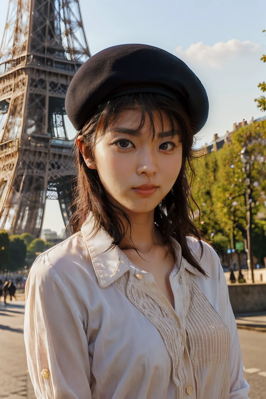 in Paris wearing a (shirt:1.3) and (beret:1.2), france, , Eifel tower, scenic, bokeh, f1.4, 40mm, photorealistic, raw, 8k, textured skin, skin pores, intricate details <lora:epi_noiseoffset2:1>, epiCRealism
takakomatsulora, <lora:takakomatsulora:1>