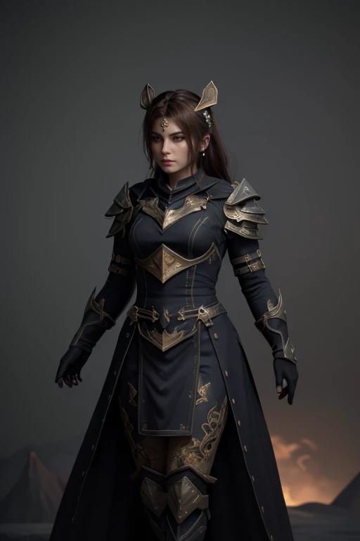 professional 3d model <lora:HXarmour_021:0.6>,(looking to the side:1.2),(mountain:1.3),, hxarmour,1girl,(dark orange armour:1.3),, ultra-detailed,extremely delicate and beautiful,(by exquisite colors block),masterpiece,best quality,unreal engine 5 rendering, light,movie,movie specffects,detailed details,HDR,UHD,8K,CG wallpaper, . octane render, highly detailed, volumetric, dramatic lighting