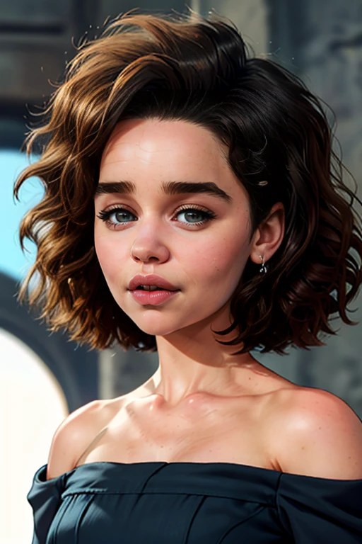 ((detailed)), ((masterpiece)), 8k resolution, 
1girl, EmiliaClarke, lips, <lora:celebrityown_EmiliaClarke:0.7>,
a woman, vintage vixen, swing dress, petticoat , 
(teeny weeny afro haircut, black hair:1.3), 
close-up, face focus ,  looking at viewer,