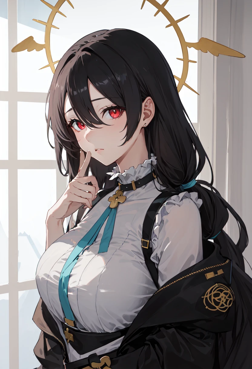(safe:1.10), best quality, masterpiece, highres, solo, (hinata_bluearchive:1.10), portrait, looking at viewer, 10 <lora:hinata_bluearchive:0.80>