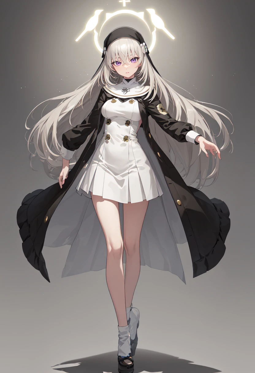 (safe:1.10), best quality, masterpiece, highres, solo, (sakurako_bluearchive:1.10), full body, 14 <lora:sakurako_bluearchive:0.80>