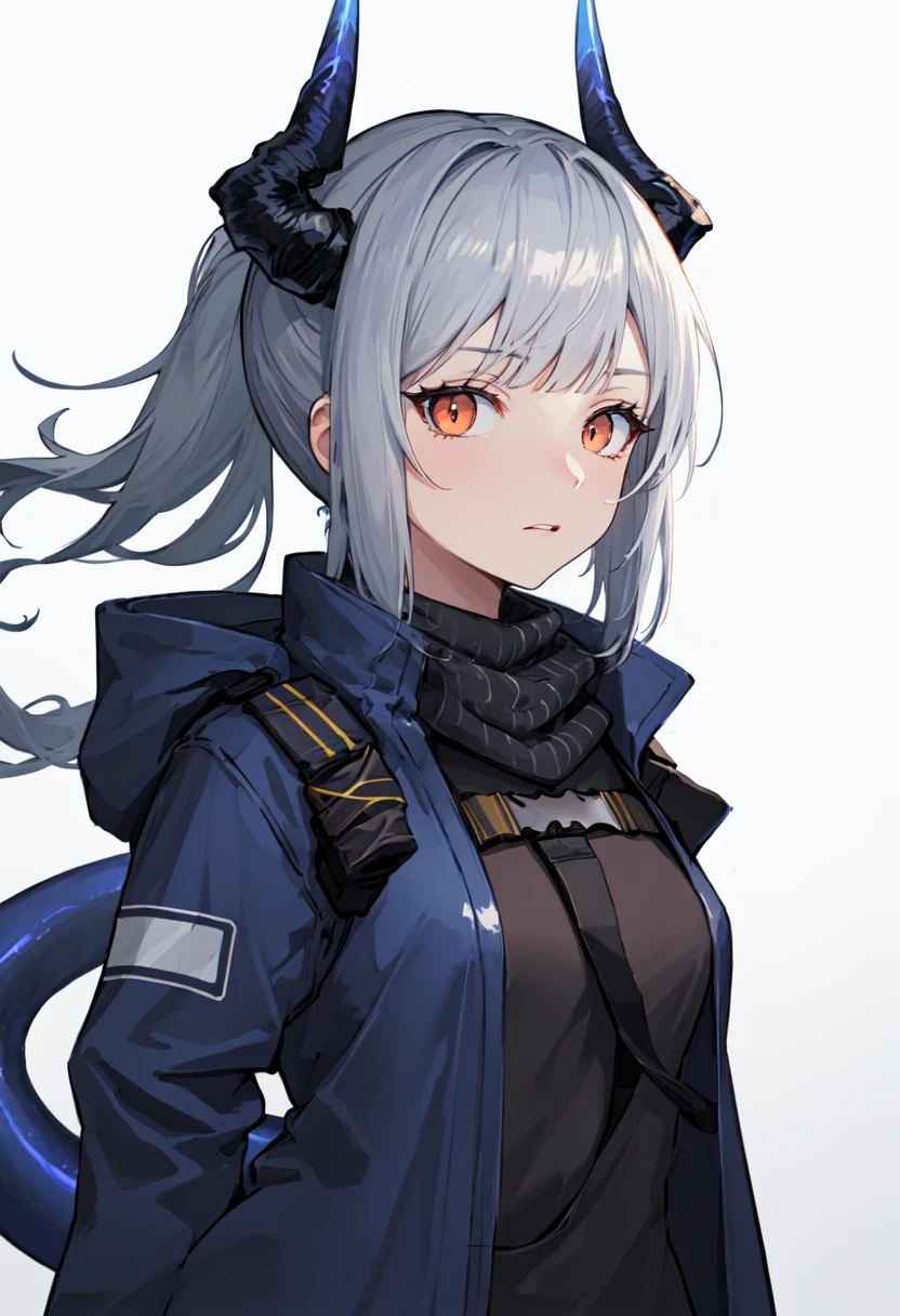 NSFW,masterpiece, best quality, blueuniformgrani, 1girl, horse ears,solo, brown shirt, one eye closed,spread legs from behind,pant with hip vent,visor cap ,smile, white background,simple background, looking at viewer, open mouth, ;d <lora:graniex-000009:1>