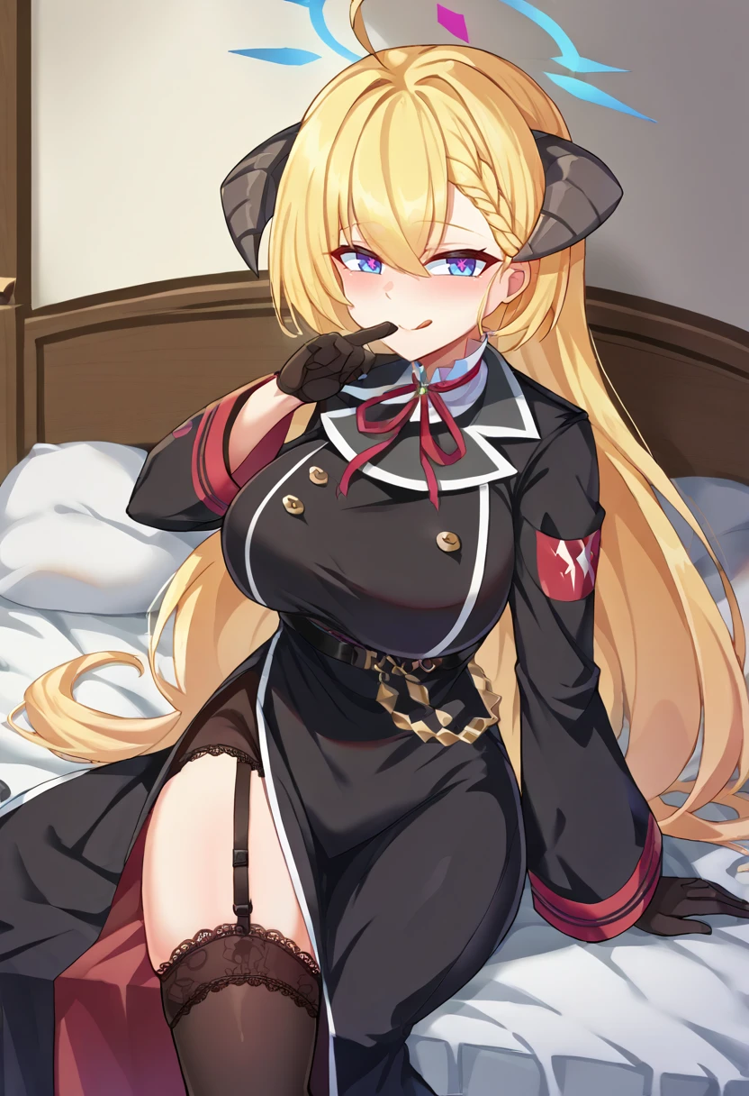 cute, small, short, flat, masterpiece, detailed, high quality, absurdres, Tanya Degurechaff, 1girl, solo, evil grin, curvy, military, military uniform, pussy peak, no panties