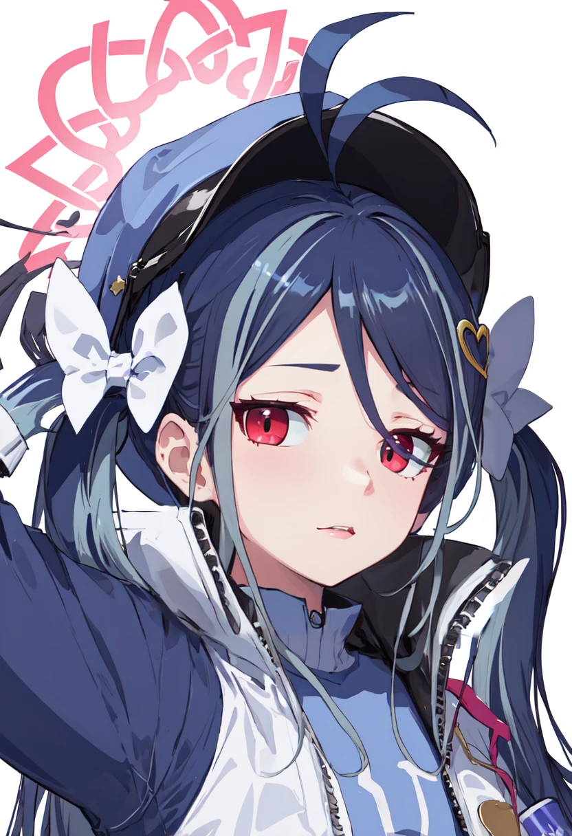 (safe:1.10), best quality, masterpiece, highres, solo, (fubuki_bluearchive:1.10), portrait, looking at viewer, 6 <lora:fubuki_bluearchive:0.80>