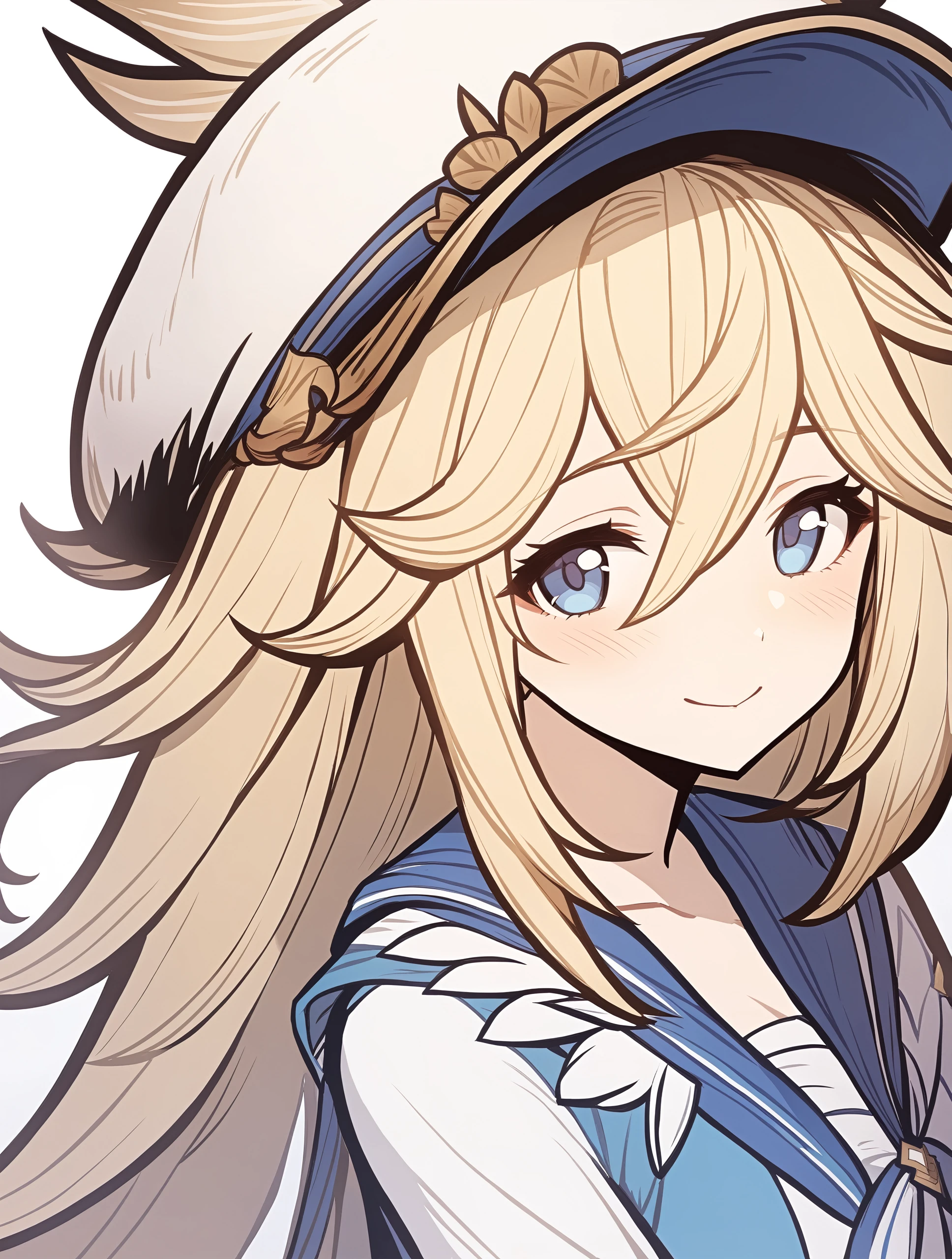 1girl, 
1girl, zooey \(summer\) \(granblue fantasy\), granblue fantasy, solo, hair between eyes, blonde hair, upper body, hat, blue eyes, looking at viewer, long hair, smile, blush, very long hair, military, simple background, military uniform, uniform, white background, closed mouth, long sleeves, 
masterpiece, best quality,  safe
 <lora:mki-genshinpv-xl-v1-000012:1>