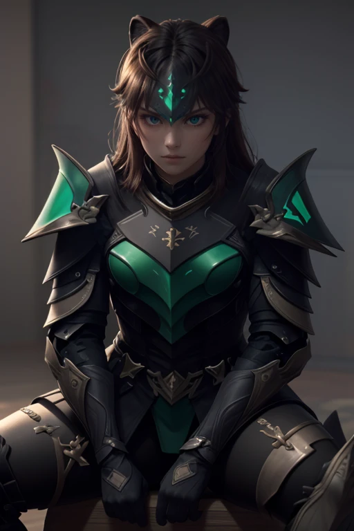 professional 3d model <lora:HXarmour_021:0.9>,(Sitting:1.2),mountain, hxarmour,1girl,(dark green armour:1.3),, ultra-detailed,extremely delicate and beautiful,(by exquisite colors block),masterpiece,best quality,unreal engine 5 rendering, light,movie,movie specffects,detailed details,HDR,UHD,8K,CG wallpaper, . octane render, highly detailed, volumetric, dramatic lighting