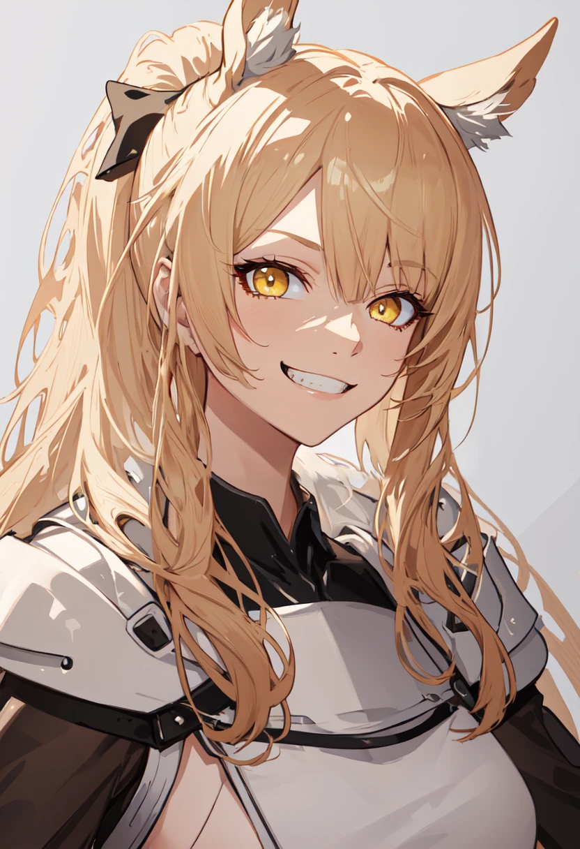 best quality, masterpiece, highres, solo, (blemishine_arknights:1.10), evil grin, evil smile, grin, portrait, looking at viewer, 34 <lora:blemishine_arknights:0.80>