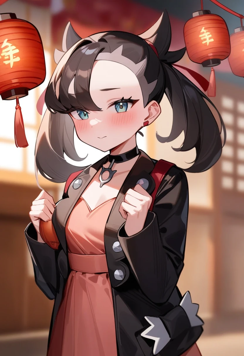 girl, looking at you, Face, High quality, Radiant, natta, red velvet,under big full moon、Looking up at the moon、fullmoon、((((huge-breasted)))),Chibi、Ultramammy、(((cleavage)))、mega boobs、