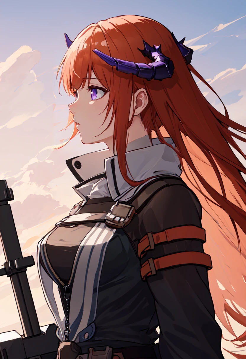 (safe:1.10), best quality, masterpiece, highres, solo, (bagpipe_arknights:1.10), profile, from side, upper body, 16 <lora:bagpipe_arknights:0.80>