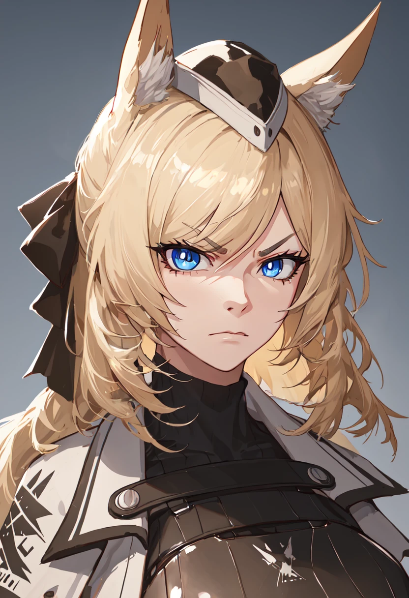 best quality, masterpiece, highres, solo, (whislash_arknights:1.10), angry, annoyed, portrait, looking at viewer, 30 <lora:whislash_arknights:0.80>