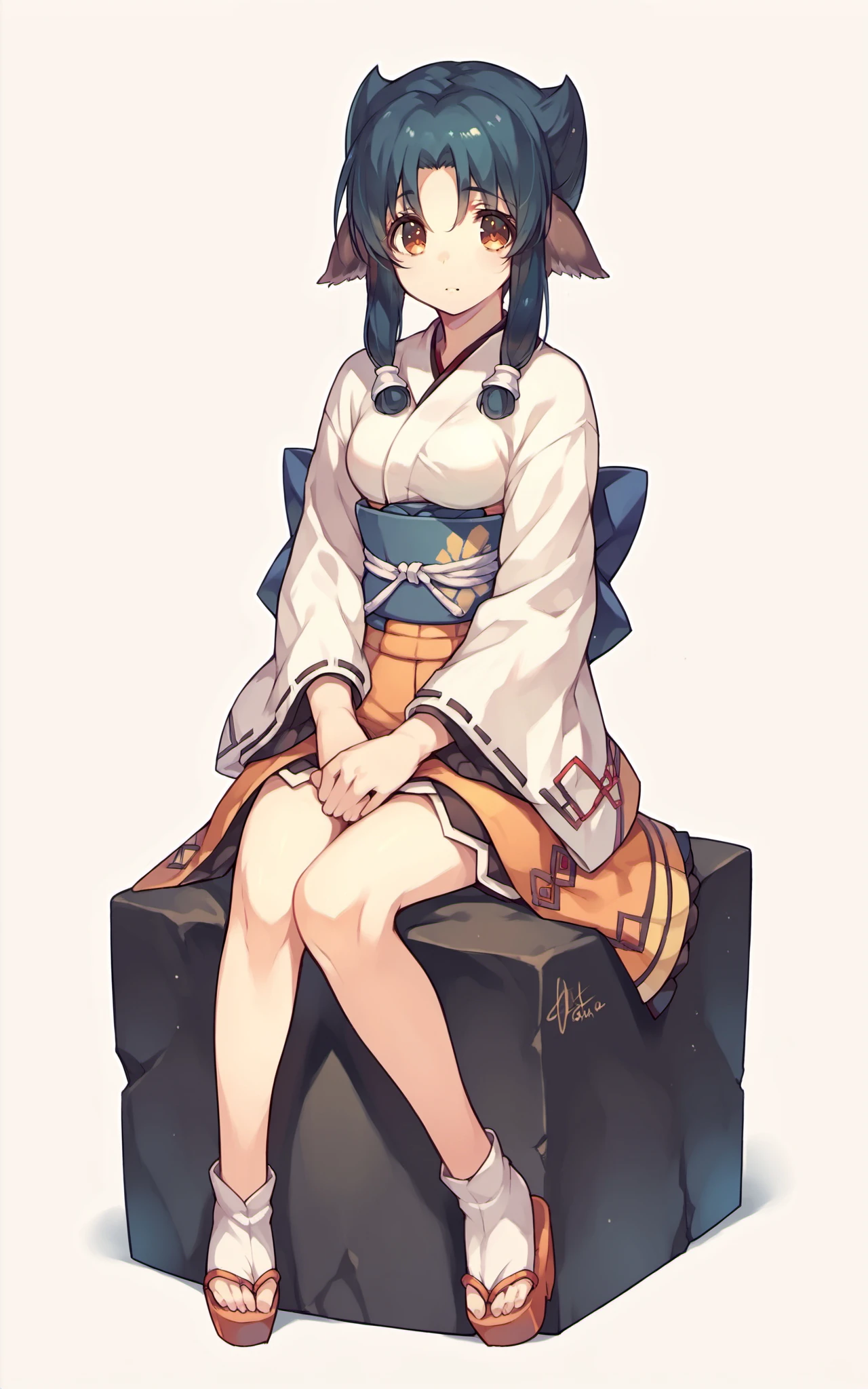 score_9,score_8_up,score_7_up,score_6_up,score_5_up,score_4_up,(source_anime),1girl,utawarerumono,utawarerumono: itsuwari no kamen,simple background,sitting,<lora:Atui_pony:0.7>,atui \(utawarerumono\), kimono
