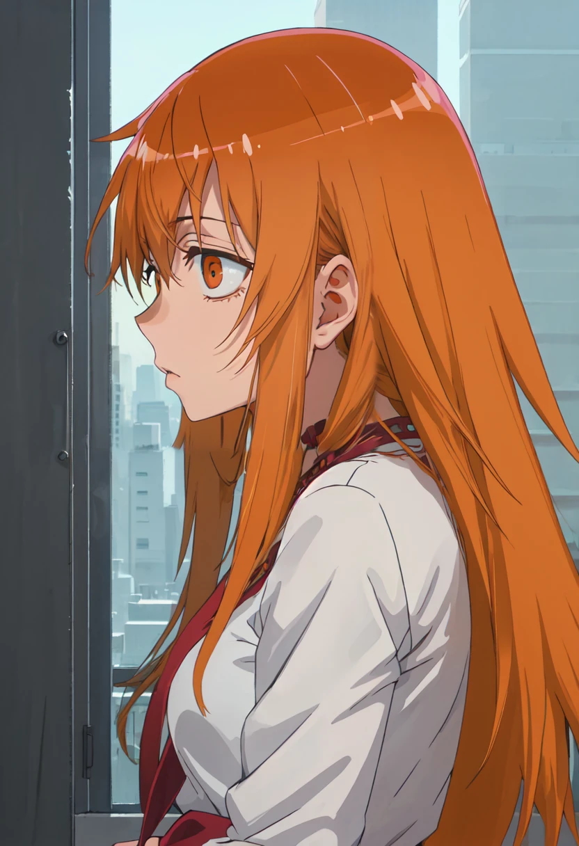 (safe:1.10), best quality, masterpiece, highres, solo, (maki_gamou_donttoywithmemissnagatoro:1.10), profile, from side, upper body, anime_style, 13 <lora:maki_gamou_donttoywithmemissnagatoro:0.80>