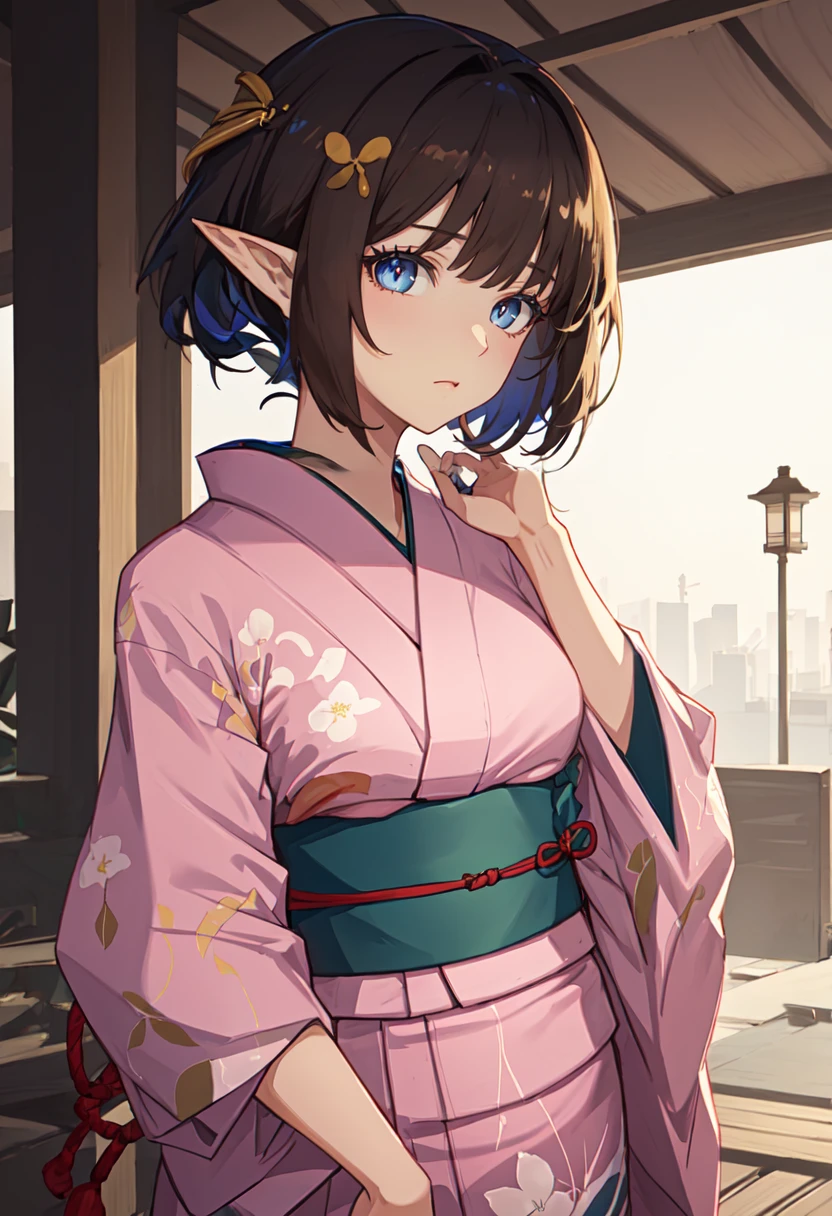 best quality, masterpiece, highres, solo, (eunectes_arknights:1.10), (yukata:1.30), (kimono:1.15), 24 <lora:eunectes_arknights:0.80>