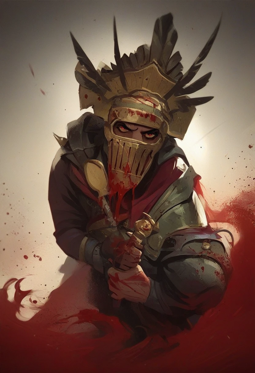 azteq warrior covered in blood, holding a broad sword
<lora:Lewd_Dungeon_-_Pony-000004:1>, score_9, score_8_up, score_7_up, score_6_up, score_5_up, score_4_up, hd, (ultra hd quality details), 8K, rating_questionable