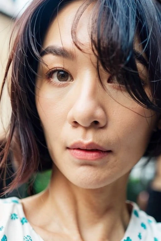 Best quality,masterpiece,ultra high res,(photorealistic:1.4),1girl,low key,slim body,japanese street alley,dynamic pose,face closeup,<lora:zin_yang:1>,