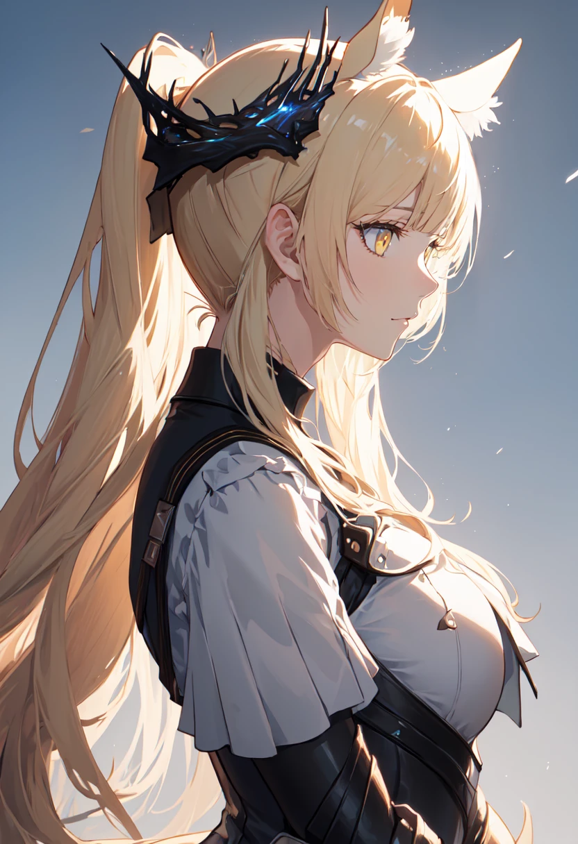 (safe:1.10), best quality, masterpiece, highres, solo, (blemishine_arknights:1.10), profile, from side, upper body, 12 <lora:blemishine_arknights:0.80>