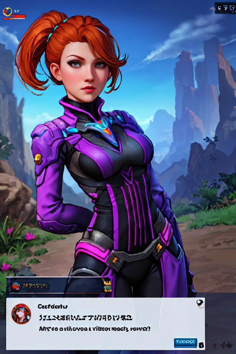 <lora:VYDIA_v1:0.6>
a (futuristic mmo video game), character customization screen, (hair options overlay), color selection hud, redhead female, (NPC dialog options overlay), map overlay BREAK
(simple graphics), dutch angle, dolly zoom, deep shadows, intricate details