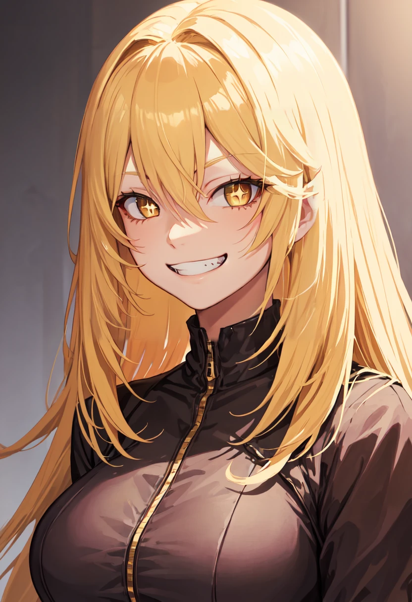 best quality, masterpiece, highres, solo, (shokuhou_misaki_bluearchive:1.10), evil grin, evil smile, grin, portrait, looking at viewer, 40 <lora:shokuhou_misaki_bluearchive:0.80>