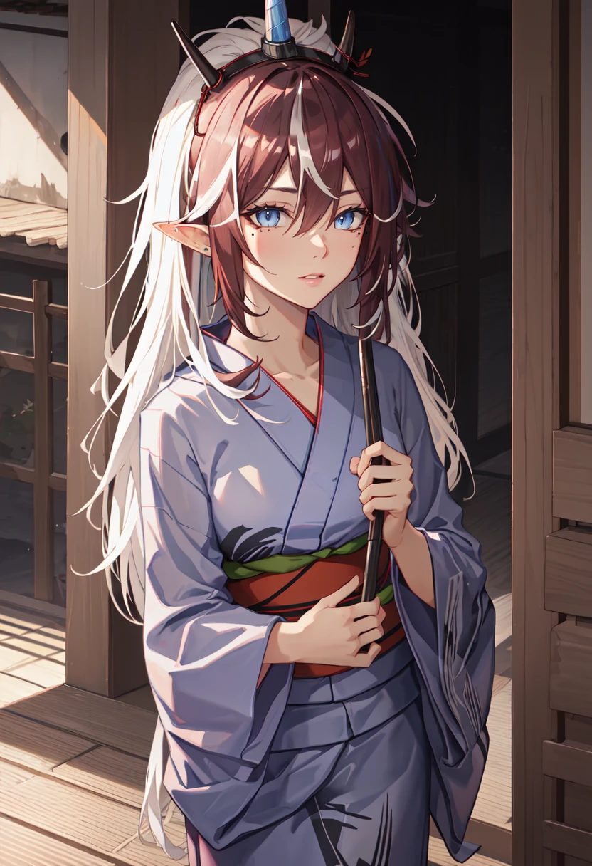 best quality, masterpiece, highres, solo, (kirin_r_yato_arknights:1.10), (yukata:1.30), (kimono:1.15), 17 <lora:kirin_r_yato_arknights:0.80>