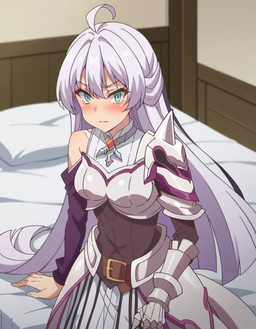 score_9, score_8_up, score_7_up, source_anime,
kurehacrylet, <lora:kureha-crylet-ponyxl-lora-nochekaiser:1>
kureha crylet, long hair, bangs, blue eyes, very long hair, ahoge, white hair,
skirt, belt, armor, gauntlets,
indoors, bed, bed room, on side, blush, drunk,
looking at viewer, dutch angle, cowboy shot,