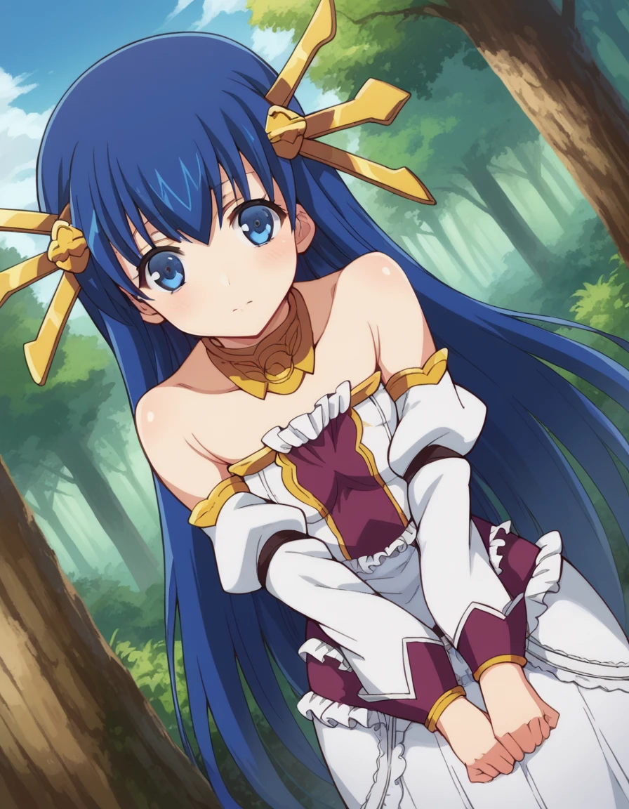 score_9, score_8_up, score_7_up, source_anime,
liaparaparaleazas, <lora:lia-parapara-leazas-ponyxl-lora-nochekaiser:1>
lia parapara leazas, long hair, blue eyes, hair ornament, blue hair,
dress, bare shoulders, frills, detached sleeves,
outdoors, forest, nature, bent over,
looking at viewer, dutch angle, cowboy shot,