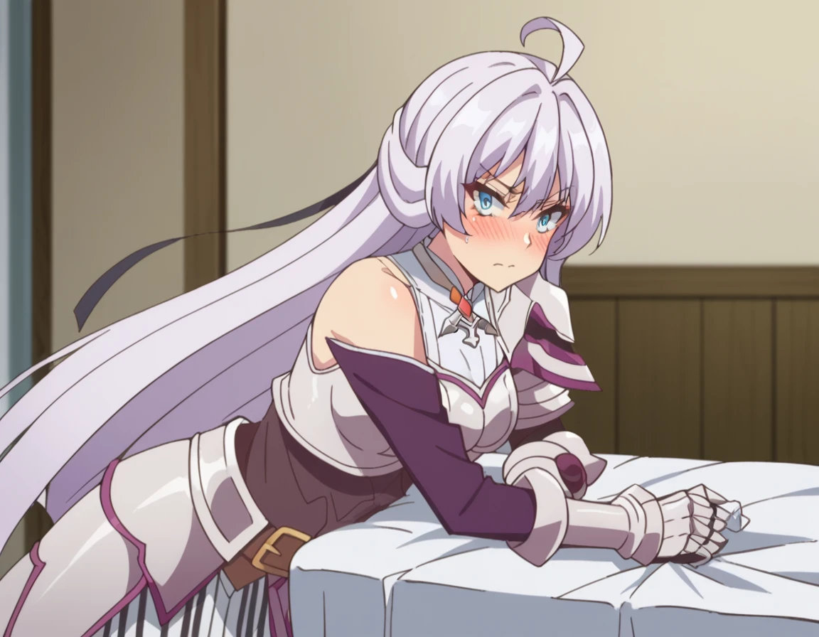 score_9, score_8_up, score_7_up, source_anime,
kurehacrylet, <lora:kureha-crylet-ponyxl-lora-nochekaiser:1>
kureha crylet, long hair, bangs, blue eyes, very long hair, ahoge, white hair,
skirt, belt, armor, gauntlets,
indoors, bed, bed room, on side, blush, drunk,
looking at viewer, dutch angle, cowboy shot,