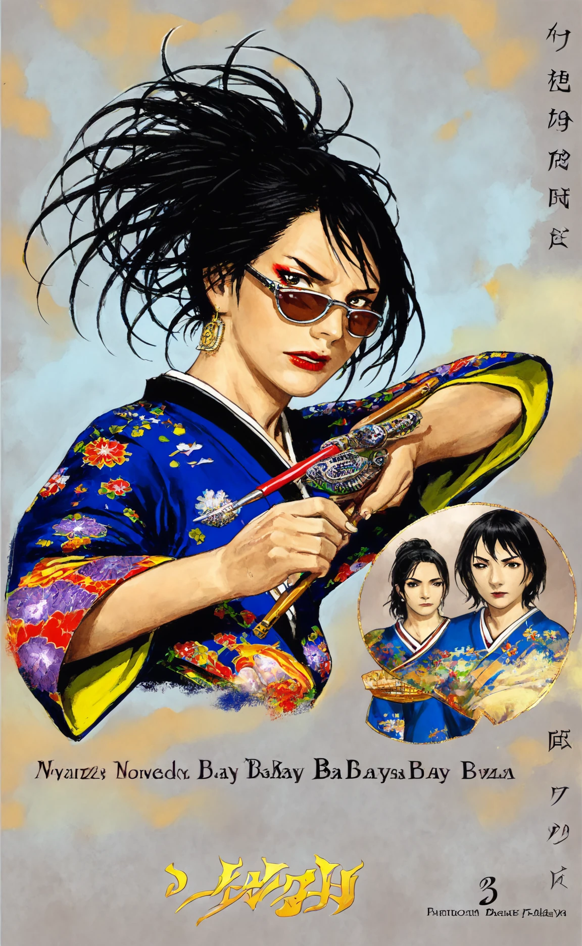 ,aza_shinobu, åå¿,Die Wergelder,1girl,black hair,kimono,cut-in, colourful, stunning, highly detailed,8k, digital painting, trending on pixiv, GUCCI, PRADA, harper's bazaar, concept art, sharp focus, golden ratio, illustration, by artgerm, Tom Bagshaw, Lawrence Alma-Tadema, greg<lora:Shinobu-XL_005:0.7>