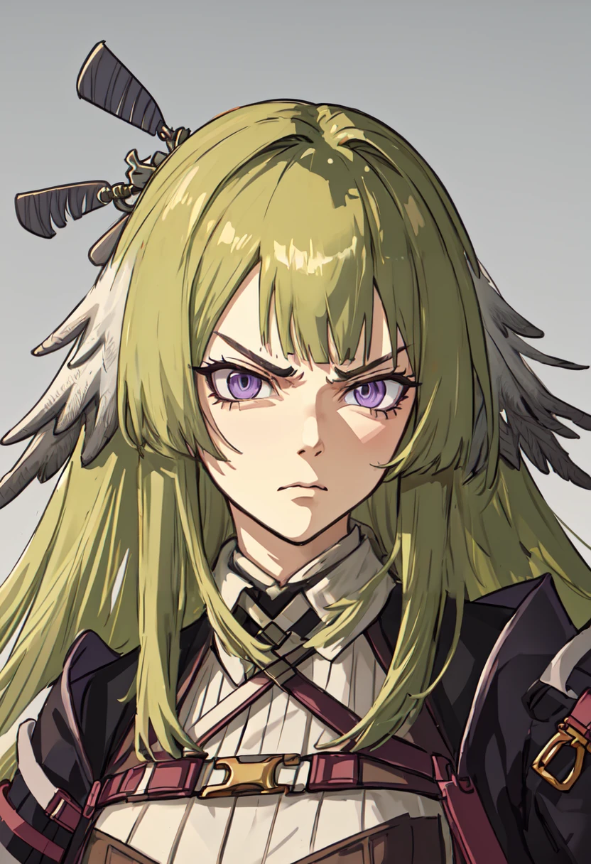 best quality, masterpiece, highres, solo, (poncirus_arknights:1.10), angry, annoyed, portrait, looking at viewer, 28 <lora:poncirus_arknights:0.80>