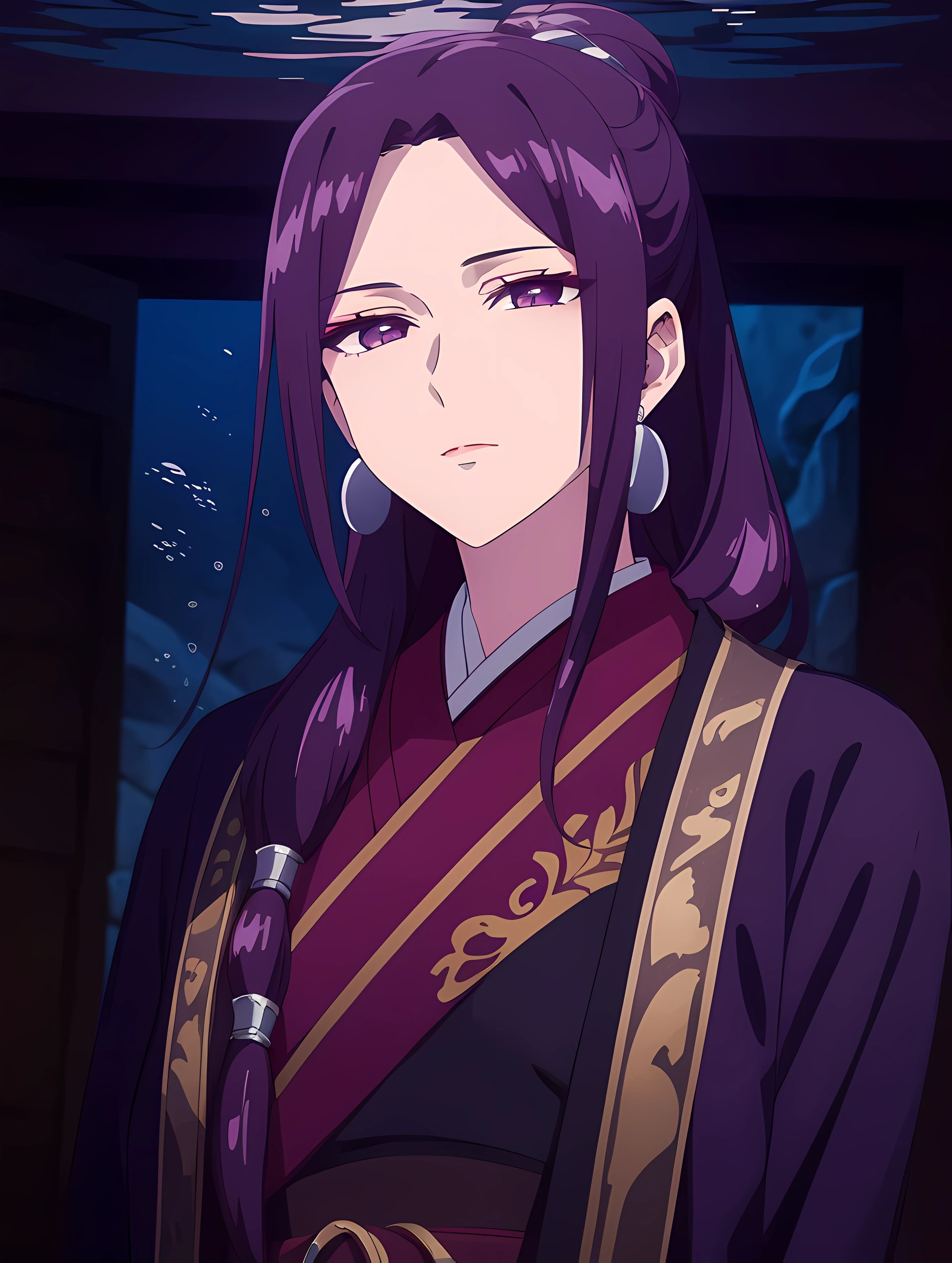 ah-dao,1girl, earrings, jewelry,purple eyes, purple hair, upperbody <lora:Ah-Duo_-_The_Apothecary_Diaries-000019:0.8> Atlantis: A lost city of great wisdom and power, now drowned beneath the sea, hyperrealistic photo by Seebas Apterus and Larry Bell art, blending, smooth, detailed expressions, artstyle, detailed eyes, HDR, UHD, 64k, RTX, sharp, sharp focus, highly detailed, intricate detail, professional, artistic flow, ultra detailed, high resolution photography, (bright colors)