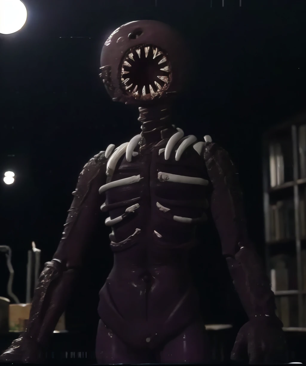vhs,vhs footage of figure,figure,(ultra-detailed),(masterpiece),(best quality),dark theme,(horror \(theme\):1.2),standing,blurry,indoors,fire,laboratory,upper body,<lora:figure-06:1>,<lora:LowRA:0.8>,<lora:badvhs_v1:1.5>,