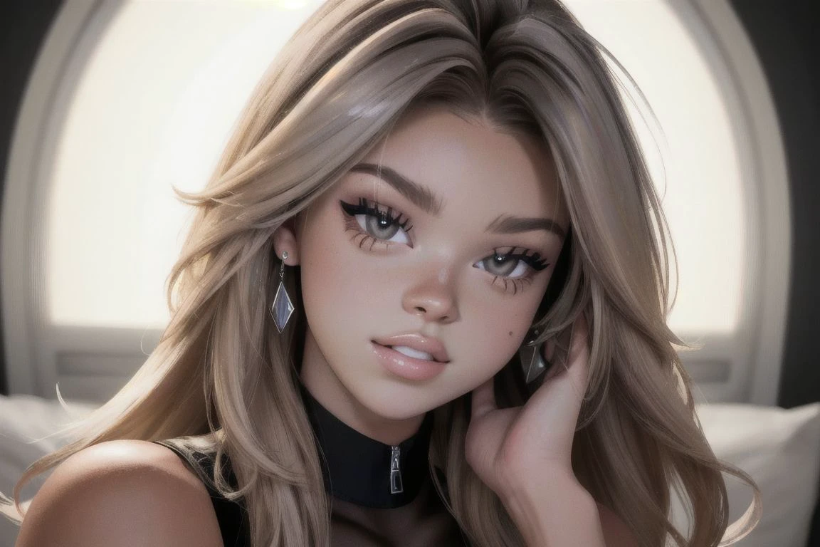MillaneF, professional head shot, perfect eyes, highly detailed beautiful expressive eyes, detailed eyes, glamorous hair, perfection gorgeous smile, light makeup, small breasts, good atmosphere, deep depth of field, , (8k, RAW photo, best quality, ultra high res:1.2), intricate, photorealistic, masterpiece, ultra-detailed), crisp, vivid lighting