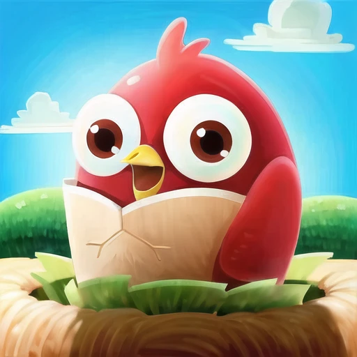 <lora:gmic_gameicon1-000014:1>,a blue bird with a red head sitting on a piece of paper in the dirt with a sky background, blue sky, border, cloud, cloudy sky, day, desert, full body, happy, open mouth, outdoors, outside border, painting \(medium\), signature, sky, smile, solo, teeth, traditional media, white border