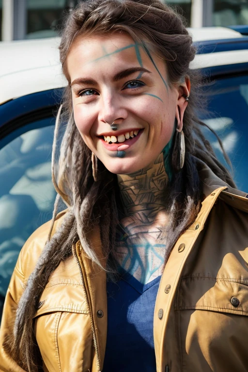 <lora:Anuskatzz:1>, full color portrait of a young woman,wearing a thick jacket, smile, natural light, epic character composition,by Janice Sung, alessio albi, Diego Fernandez, Alexis Franklin, Daniela Uhlig, Jana Schirmer, sharp focus, subsurface scattering, f2, 35mm, film grain