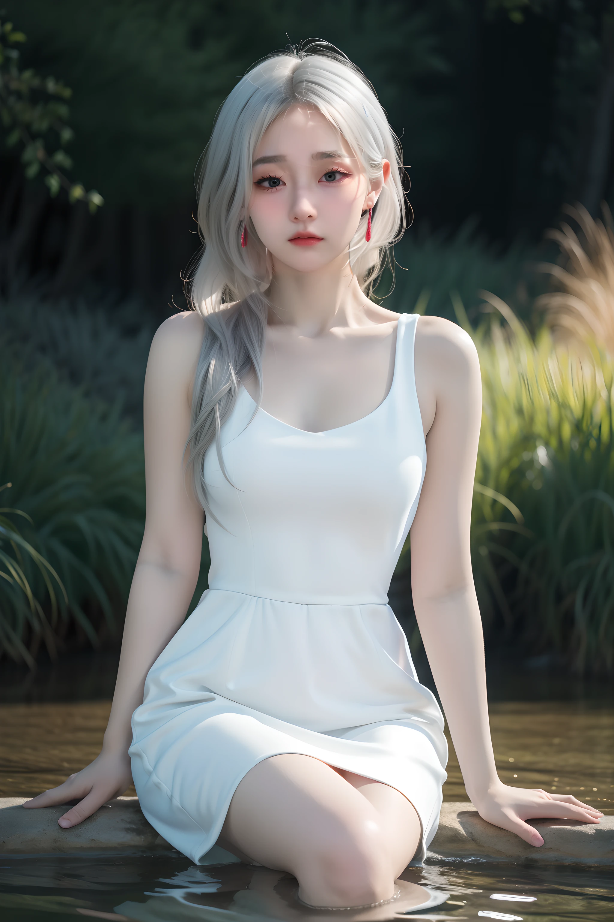 <lora:wwj_frr:1>looking at viewer, 
1girl, 
aafrie, long hair, white hair, white hair, white hair, twintails, pointy ears, earrings, thick eyebrows,nude,black pantyhose
 <lora:qqq-sexypantyhose-v1:1>      pantyhose  
<lora:panties_under_pantyhose_v1:1>PANTIES UNDER,PANTYHOSE,PANTYHOSE,PANTIES  
(masterpiece, high quality, best quality), ((delicate eyes and face), volumatic light, ray tracing, extremely detailed CG unity 8k wallpaper, realistic,photorealistic, cowboy shot,