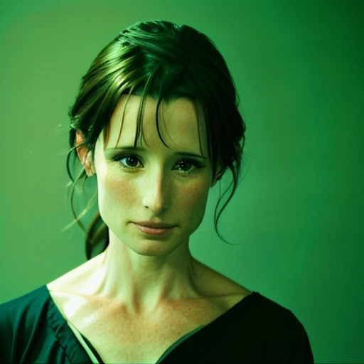 1girl, solo, ((shawneesmith)), medium hair, black hair, looking at the viewer, beautiful, blurred background, focus on face, portrait <lora:Shawnee_Smith:1>