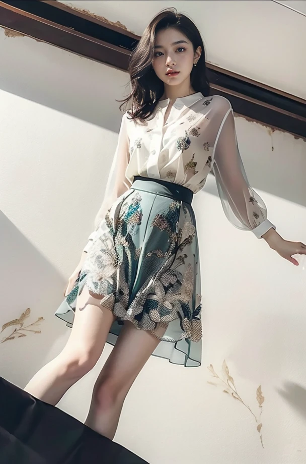 (full_body:1.3),stand,xinzhongshi,transparent shirt,(patterned clothes:1.3),<lora:1.5_perfect hands:0.8>,<lora:chinese-girl:0.7>,<lora:è¿-000001:0.5>,the perfect hand,<lora:perfect hands:0.8>,arm,v_legs,white shirt,medium_skirt,skirt,standing,audience oriented,generous,(semi-perspective skirt:1.3),a patterned skirt,embroidery,milk white skirt,xinzhongshi2,high quality,highres,super clear,16k,hud,in the outdoor,realive,realistic,realistic,perspective skirt,color matching,<lora:xinzhongshi2:0.6>,, best quality, masterpiece, (photorealistic:1),ultra high res,highres,, illustration. media, delicate,8k wallpaper,soft light,official art, (realistic:1.2),1girl,