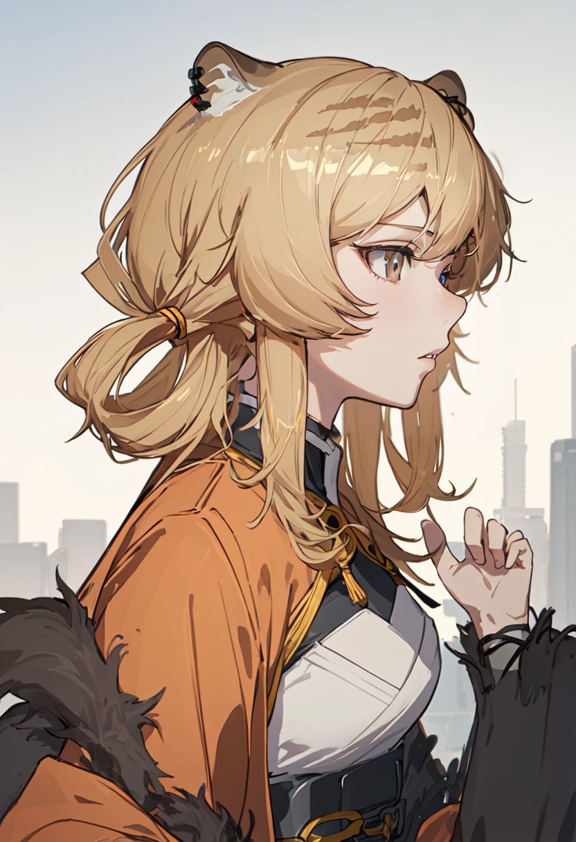 (safe:1.10), best quality, masterpiece, highres, solo, (du_yaoye_arknights:1.10), profile, from side, upper body, 6 <lora:du_yaoye_arknights:0.80>