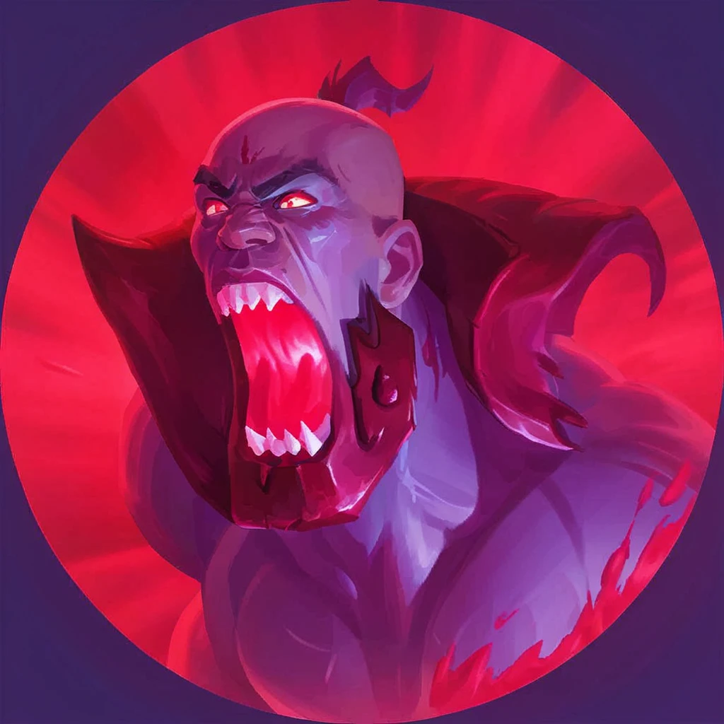 female werebeast orc, Moody Royal blue, bloodstained, volumetric lighting, intimidating, infuriated, angry, screaming, eery, dense woods, fangs, glowing eyes, splashes of blood, bright cyan fog, a digital illustration.