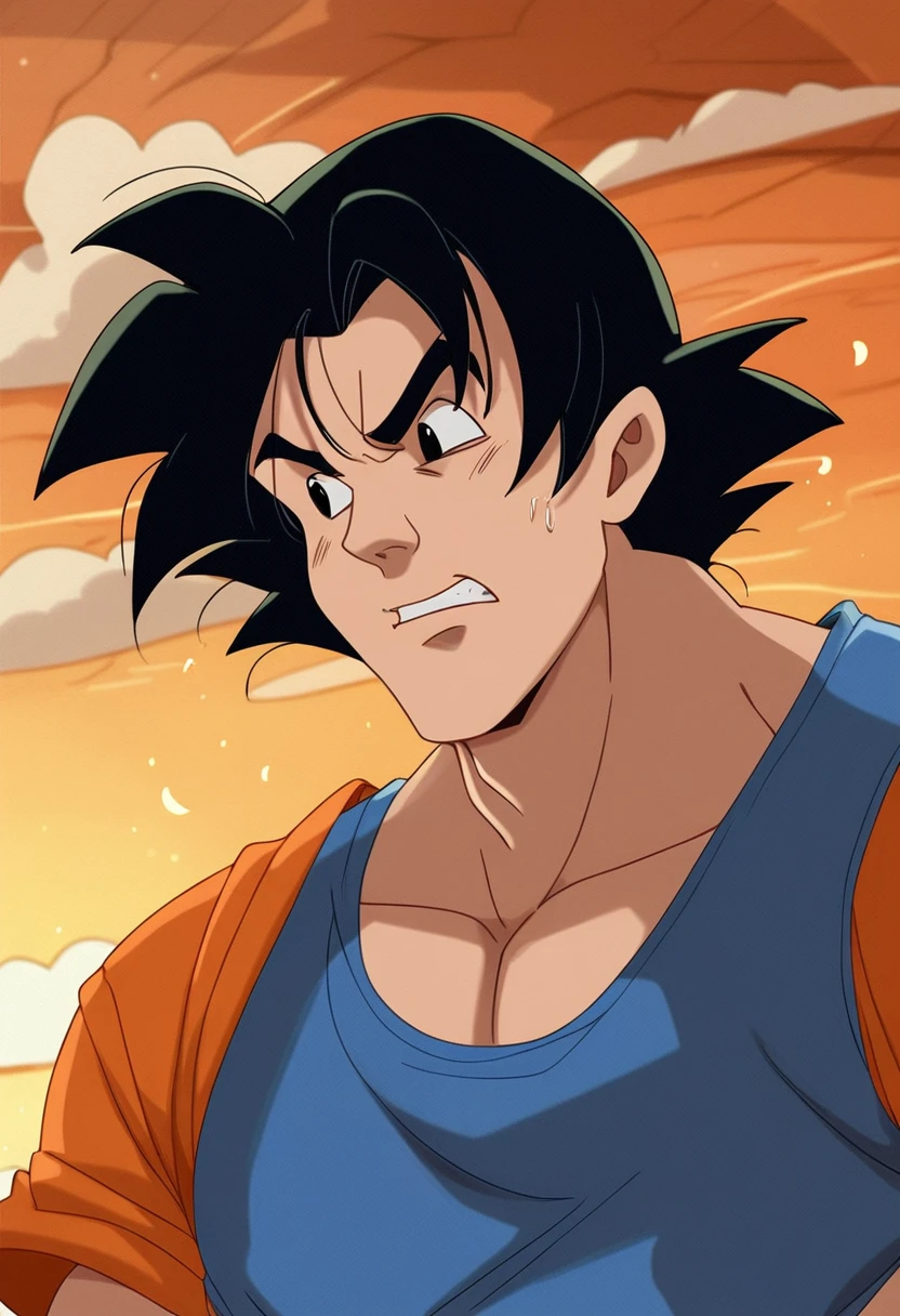 score_9, score_8_up, score_7_up, score_6_up,rating_questionable,,portrait,son goku, <lora:t00nstylev1PonySDXL:1> t00nstyl3